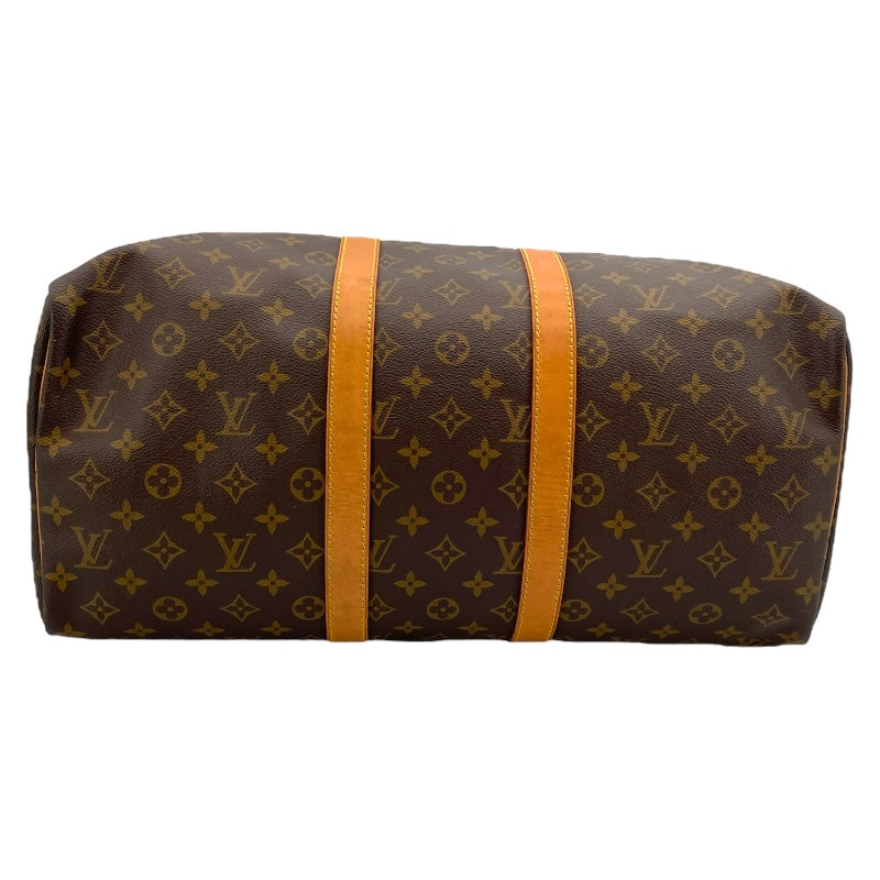 訳あり　ルイヴィトン モノグラム ボストンバッグ キーポル ブラウン　55センチ ルイ・ヴィトン LOUIS VUITTON キーポル45 M41428 ブラウン