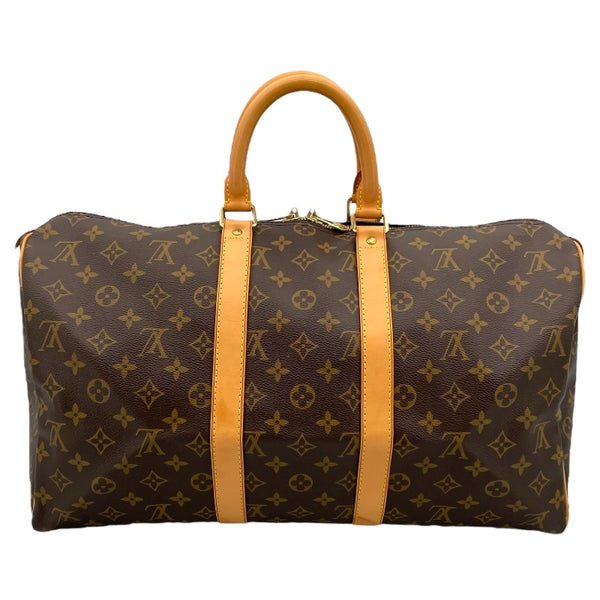 ルイ・ヴィトン LOUIS VUITTON キーポル45 ブラウン モノグラム レディース ボストンバッグ
