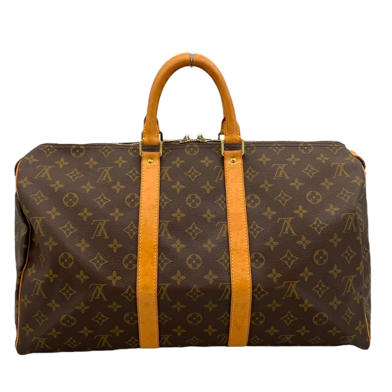 ルイヴィトン　キーポル　45 モノグラム　ブラウン　ボストンバッグ ルイ・ヴィトン LOUIS VUITTON キーポル45 ブラウン モノグラム