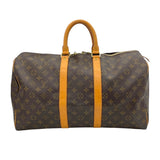 ルイ・ヴィトン LOUIS VUITTON キーポル45 M41428 ブラウン　ゴールド金具 モノグラム ユニセックス ボストンバッグ