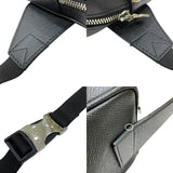 ルイ・ヴィトン LOUIS VUITTON バムバッグ・アウトドア M33438 ブラック タイガレザー メンズ ボディバッグ