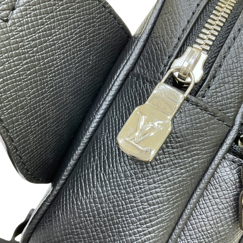 ルイ・ヴィトン LOUIS VUITTON バムバッグ・アウトドア M33438 ブラック タイガレザー メンズ ボディバッグ
