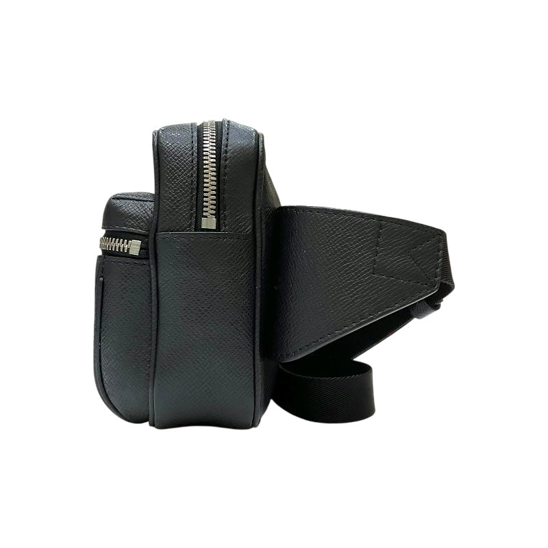 ルイ・ヴィトン LOUIS VUITTON バムバッグ・アウトドア M33438 ブラック タイガレザー メンズ ボディバッグ
