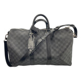 ルイ・ヴィトン LOUIS VUITTON キーポル・バンドリエール45 N41418 ブラック ダミエ・グラフィット メンズ ボストンバッグ
