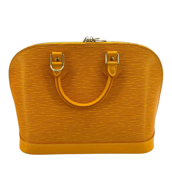 ルイ・ヴィトン LOUIS VUITTON アルマ M52149 イエロー エピ レディース ハンドバッグ