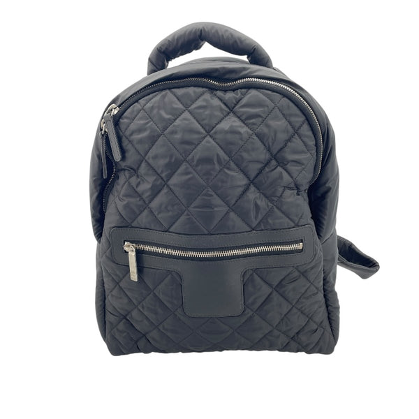シャネル CHANEL コココクーンバックパック A92559 2番台 ブラック SV金具 ナイロン レディース リュック・デイパック