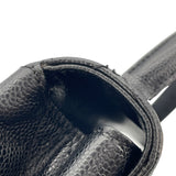 シャネル CHANEL マトラッセトップハンドル A12397 8番台 ブラック　GD金具 キャビアスキン レディース ハンドバッグ