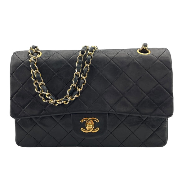シャネル CHANEL マトラッセ25 A01112 8番台 ブラック GD金具 ラムスキン レディース ショルダーバッグ
