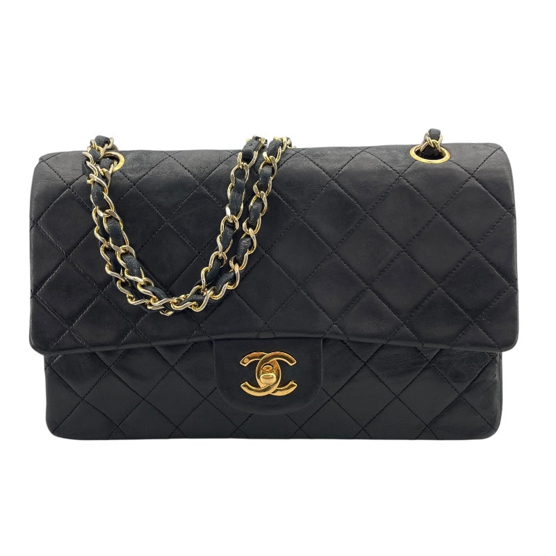 シャネル CHANEL マトラッセ25 A01112 8番台 ブラック GD金具 ラムスキン レディース ショルダーバッグ
