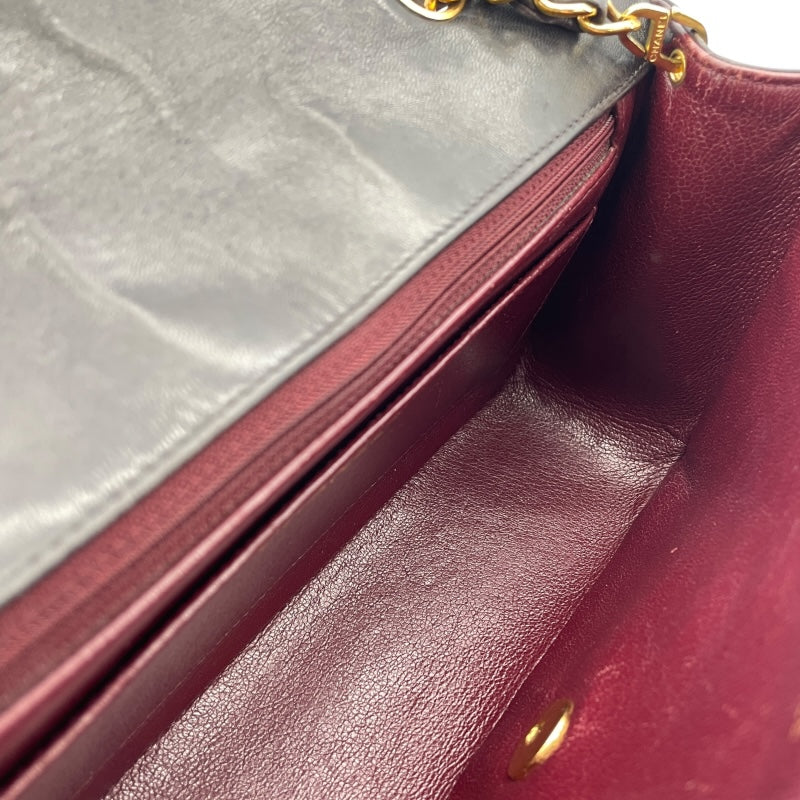 シャネル CHANEL ダイアナ22 A01164 3番台 ブラック GD金具 ラムスキン レディース ショルダーバッグ