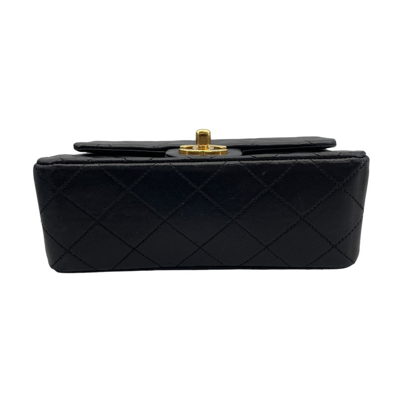 シャネル CHANEL ミニマトラッセ A01115 1番台 ブラック GD金具 ラムスキン レディース ショルダーバッグ