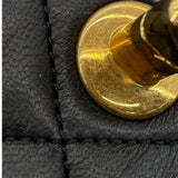 シャネル CHANEL ミニマトラッセ A01115 1番台 ブラック GD金具 ラムスキン レディース ショルダーバッグ