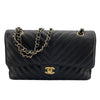 シャネル CHANEL マトラッセ25 Vステッチ A01112 8番台 ブラック GD金具 キャビアスキン レディース ショルダーバッグ