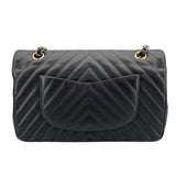 シャネル CHANEL マトラッセ25 Vステッチ A01112 8番台 ブラック GD金具 キャビアスキン レディース ショルダーバッグ