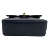 シャネル CHANEL ミニマトラッセ18 A01115 1番台 ネイビー GD金具 ラムスキン レディース ショルダーバッグ