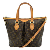 ルイ・ヴィトン LOUIS VUITTON パレルモPM M40145 ブラウン モノグラムキャンバス レディース ハンドバッグ