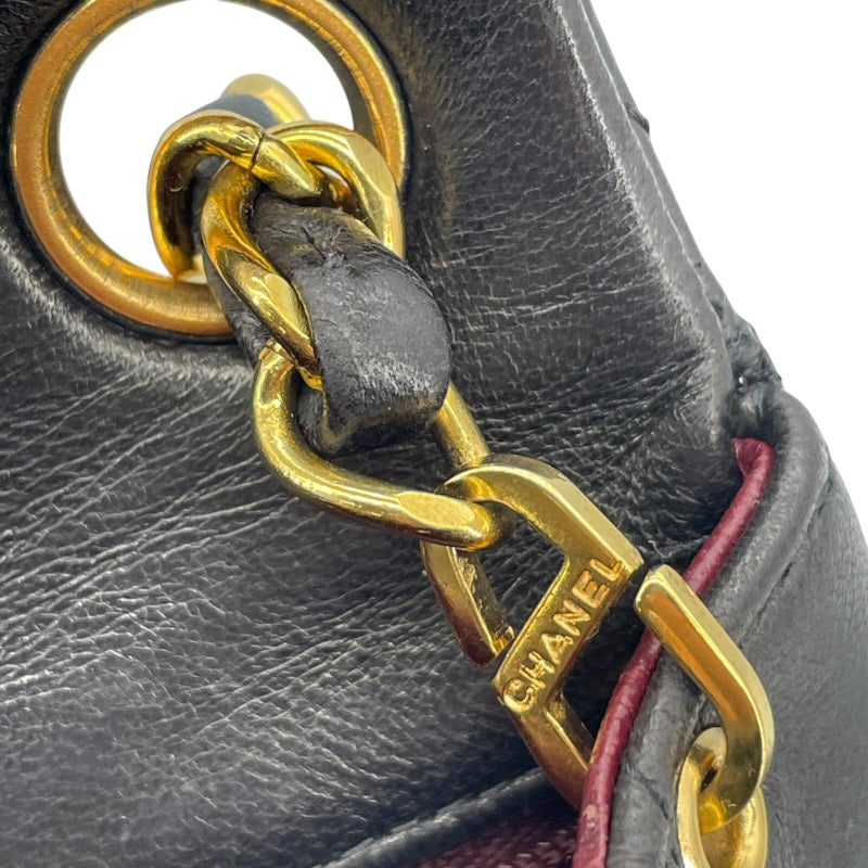 シャネル CHANEL 復刻トート A01804　 ブラック　ゴールド金具 キャビアスキン レディース トートバッグ