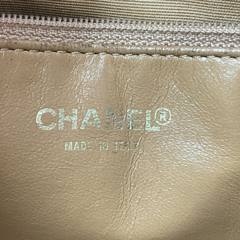 シャネル CHANEL 復刻トート A01804 7番台 ベージュ ゴールド金具 キャビアスキン レディース トートバッグ