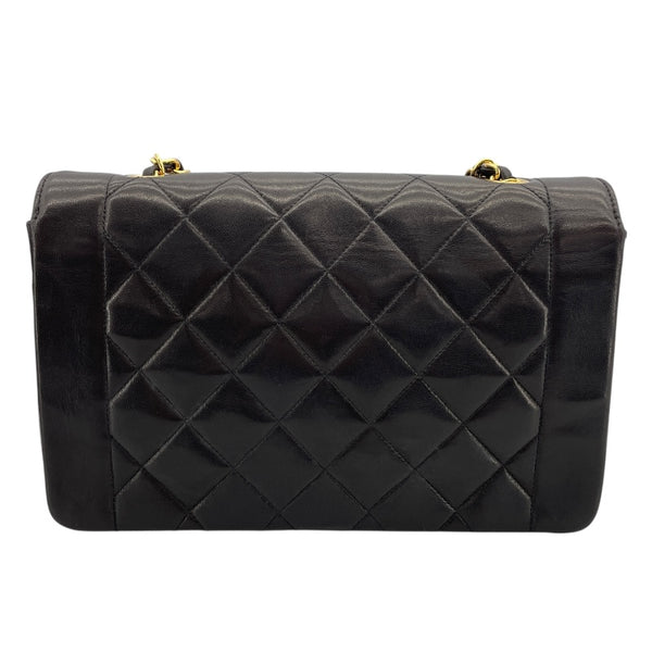 シャネル CHANEL ダイアナ25 A01165 2番台 ブラック GD金具 ラムスキン レディース ショルダーバッグ