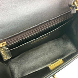 シャネル CHANEL ミニマトラッセ18 A35200 メタリックパープル GD金具 キャビアスキン レディース ショルダーバッグ