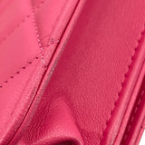 シャネル CHANEL マトラッセスタッズ チェーンウォレット 30番台 ピンク GD金具 ラムスキン レディース ショルダーバッグ