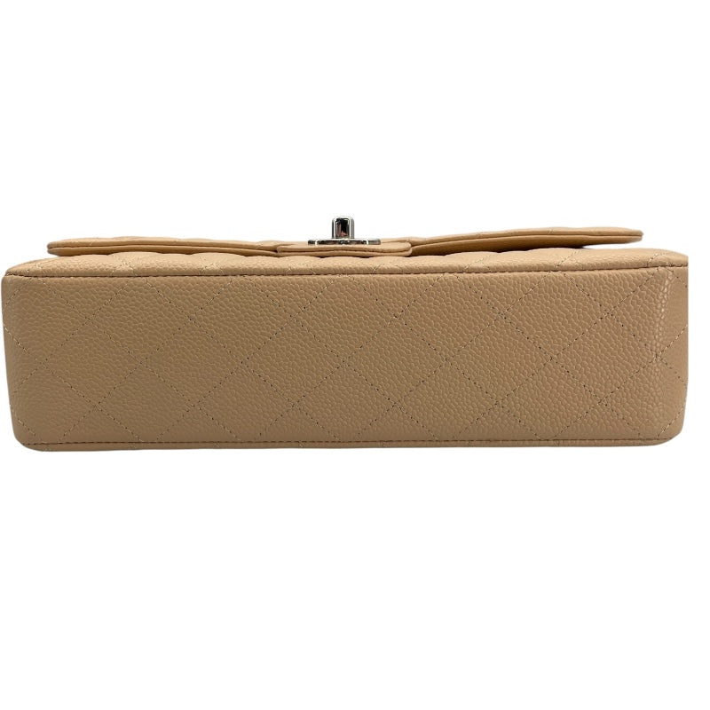 シャネル CHANEL マトラッセ25 A01112 18番台 ベージュ SV金具 キャビアスキン レディース ショルダーバッグ
