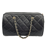 シャネル CHANEL マトラッセ2WAY ミニチェーンショルダー AP4474 ブラック GD金具 キャビアスキン レディース ショルダーバッグ