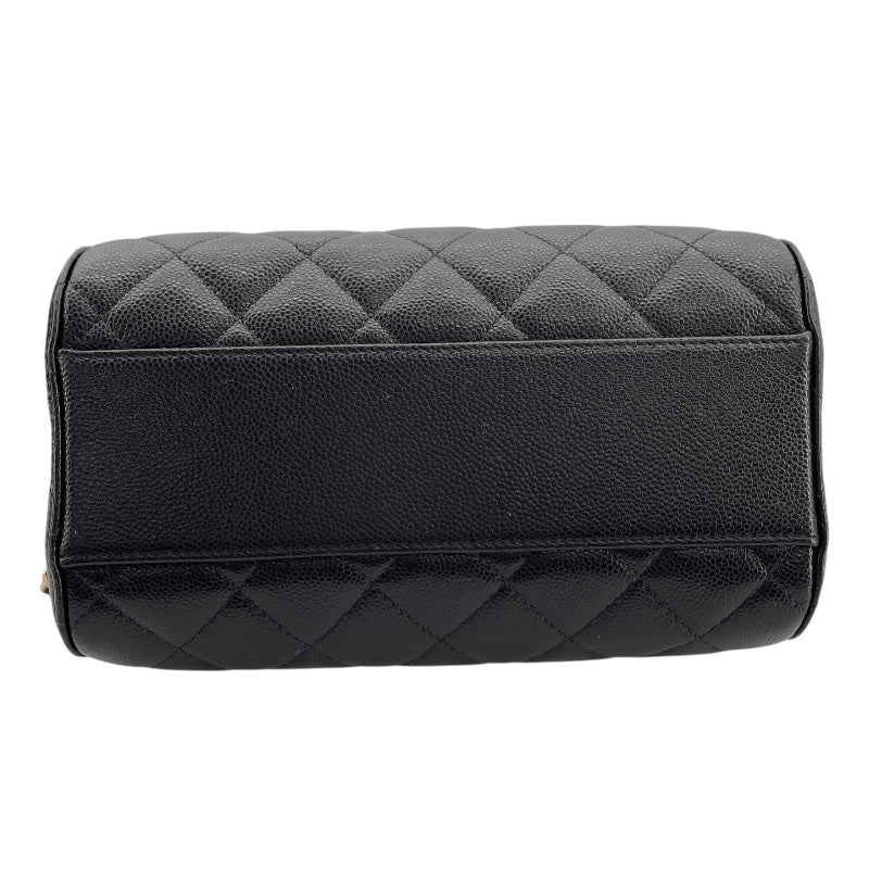 シャネル CHANEL マトラッセ2WAY ミニチェーンショルダー AP4474 ブラック GD金具 キャビアスキン レディース ショルダーバッグ