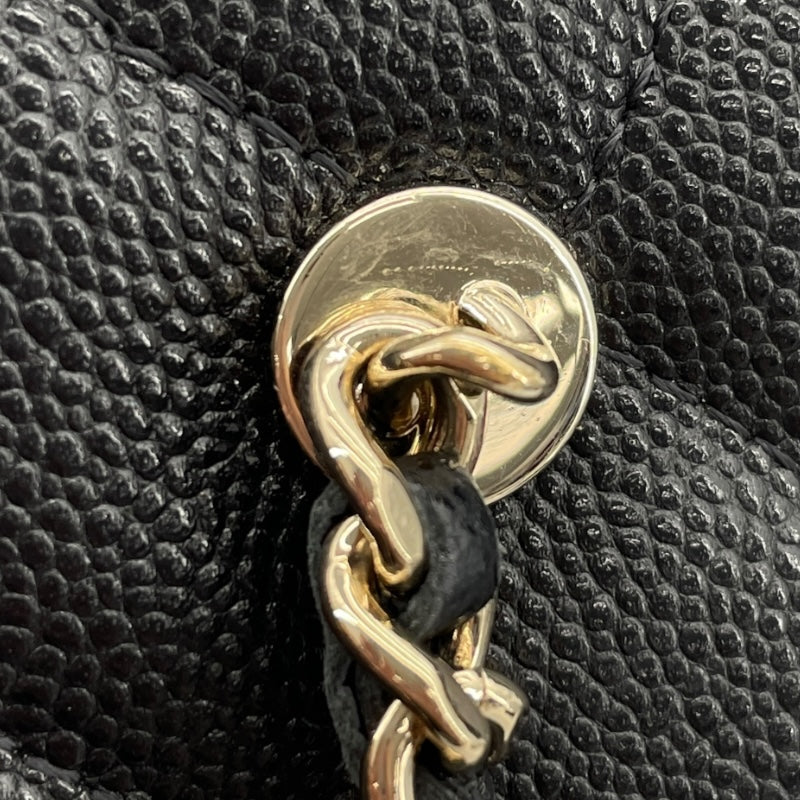 シャネル CHANEL マトラッセ2WAY ミニチェーンショルダー AP4474 ブラック GD金具 キャビアスキン レディース ショルダーバッグ