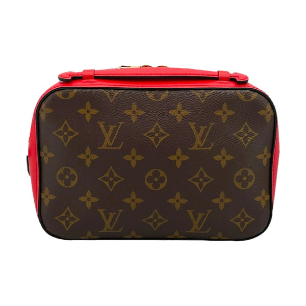 ルイ・ヴィトン LOUIS VUITTON サントンジュ M43556 ブラウン レッド モノグラム レディース ショルダーバッグ
