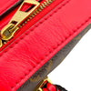 ルイ・ヴィトン LOUIS VUITTON サントンジュ M43556 ブラウン レッド モノグラム レディース ショルダーバッグ