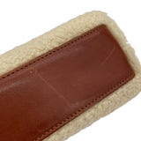 サンローラン SAINT LAURENT ショルダーバッグ 531648 アイボリー×ブラウン ファー/レザー レディース ショルダーバッグ
