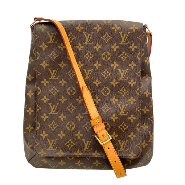 ルイ・ヴィトン LOUIS VUITTON ミュゼット M51256 ブラウン モノグラム・キャンバス レディース ショルダーバッグ