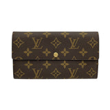 ルイ・ヴィトン LOUIS VUITTON ポルトモネクレディ M61726 ブラウン モノグラムキャンバス レディース 長財布