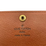 ルイ・ヴィトン LOUIS VUITTON ポルトモネクレディ M61726 ブラウン モノグラムキャンバス レディース 長財布