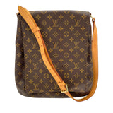 ルイ・ヴィトン LOUIS VUITTON ミュゼット M51256 ブラウン モノグラム・キャンバス レディース ショルダーバッグ