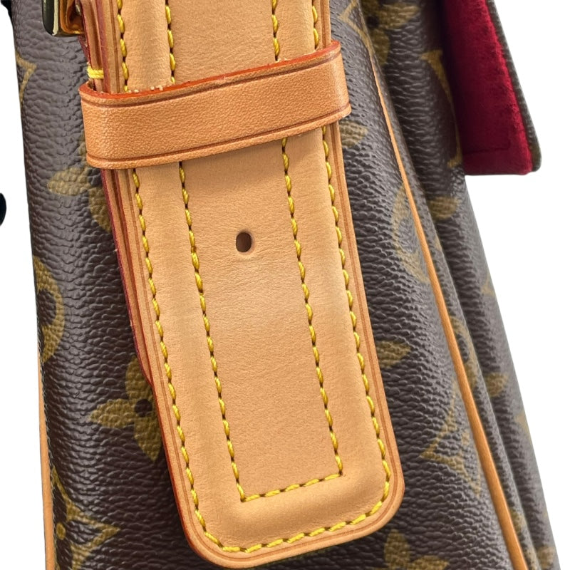 ルイ・ヴィトン LOUIS VUITTON ヴィバ・シテGM M51163 ブラウン モノグラム レディース ハンドバッグ