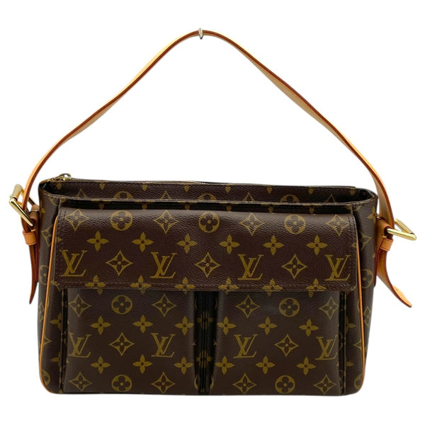 ルイ・ヴィトン LOUIS VUITTON ヴィバ・シテGM M51163 ブラウン モノグラム レディース ハンドバッグ