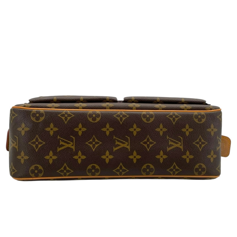 ルイ・ヴィトン LOUIS VUITTON ヴィバ・シテGM M51163 ブラウン モノグラム レディース ハンドバッグ
