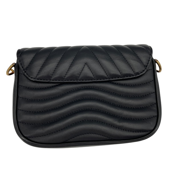 ルイ・ヴィトン LOUIS VUITTON ミュルティ・ポシェット M56461 ノワール カーフレザー レディース ショルダーバッグ