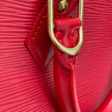 ルイ・ヴィトン LOUIS VUITTON アルマ M52147 レッド エピ ユニセックス ハンドバッグ