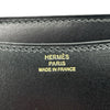 エルメス HERMES コンスタンㇲ3　ミニ Z刻 ブラック　GD金具 ボックスカーフ レディース ショルダーバッグ