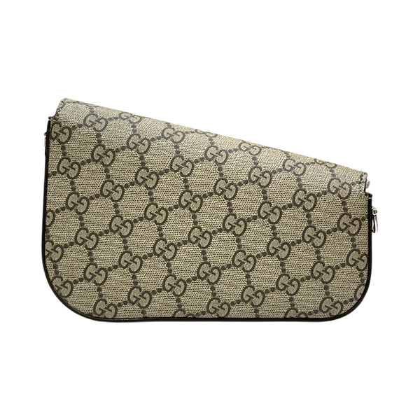 グッチ GUCCI ホースビット1955 774209 ベージュ×ブラウン GGスプリーム レディース ショルダーバッグ