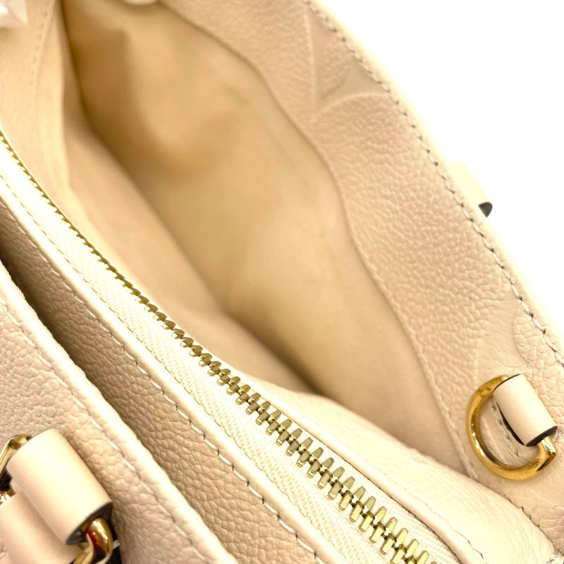 ルイ・ヴィトン LOUIS VUITTON オンザゴーEW M23698 ホワイト モノグラムアンプラント レディース ハンドバッグ