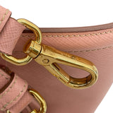プラダ PRADA サフィアーノ リュクス B2442B ピンク/ホワイト サフィアーノ レディース ショルダーバッグ