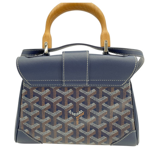 ゴヤール GOYARD サイゴンミニ ネイビー コーティングキャンバス レディース ショルダーバッグ