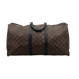 ルイ・ヴィトン LOUIS VUITTON キーポル・バンドリエール 55  M45614 ブラウン モノグラム・マカサー ユニセックス ボストンバッグ