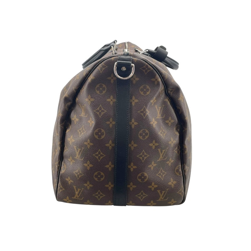 ルイ・ヴィトン LOUIS VUITTON キーポル・バンドリエール 55  M45614 ブラウン モノグラム・マカサー ユニセックス ボストンバッグ