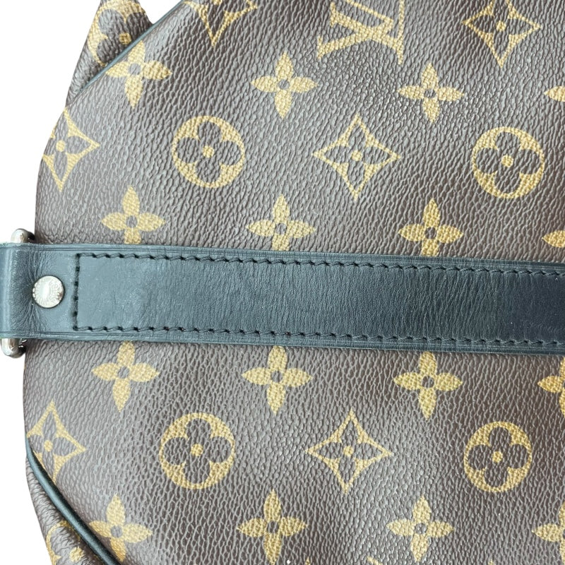 ルイ・ヴィトン LOUIS VUITTON キーポル・バンドリエール 55  M45614 ブラウン モノグラム・マカサー ユニセックス ボストンバッグ