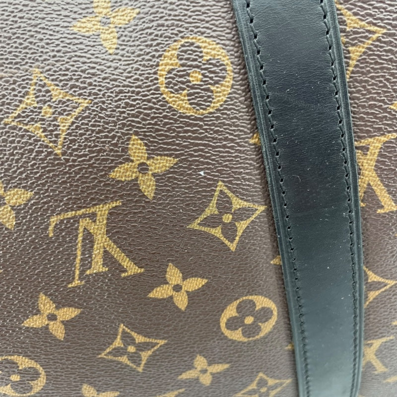 ルイ・ヴィトン LOUIS VUITTON キーポル・バンドリエール 55  M45614 ブラウン モノグラム・マカサー ユニセックス ボストンバッグ